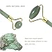 Rosenice Aventurine Gua Sha Scraping Massage Tools, Facial Jade Roller Set Natural Stone Guasha Board for SPA Acupuncture Therapy Trigger Point Treatment