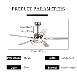 Outdoor Ceiling Fan Light,Remote Control Patio