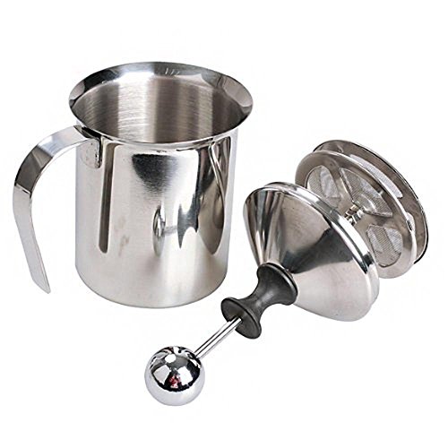 Push and Cream Barista Accessories Coffee Gadget Foam Maker Milk Creamer Kitchen Tool Fancy Coffee Machine Kitchen Decoration Perfect for Coffee shop, or as a Birthday Gift etc. CFF1 - Thumbnail 4