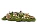 Ginsco 11pcs Fairy Garden Ancient World DIY Kit with Stone House Hedgehog Mushroom