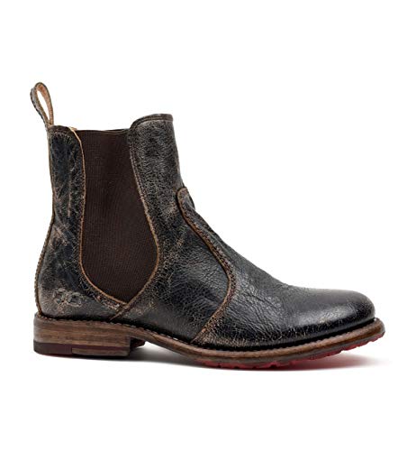 Bed|Stu Women's Nandi Leather Short Boot (9 M US, Black Lux)