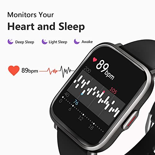 Smart Watch for Android Phones iOS, KALINCO Swim Watch with Heart Rate