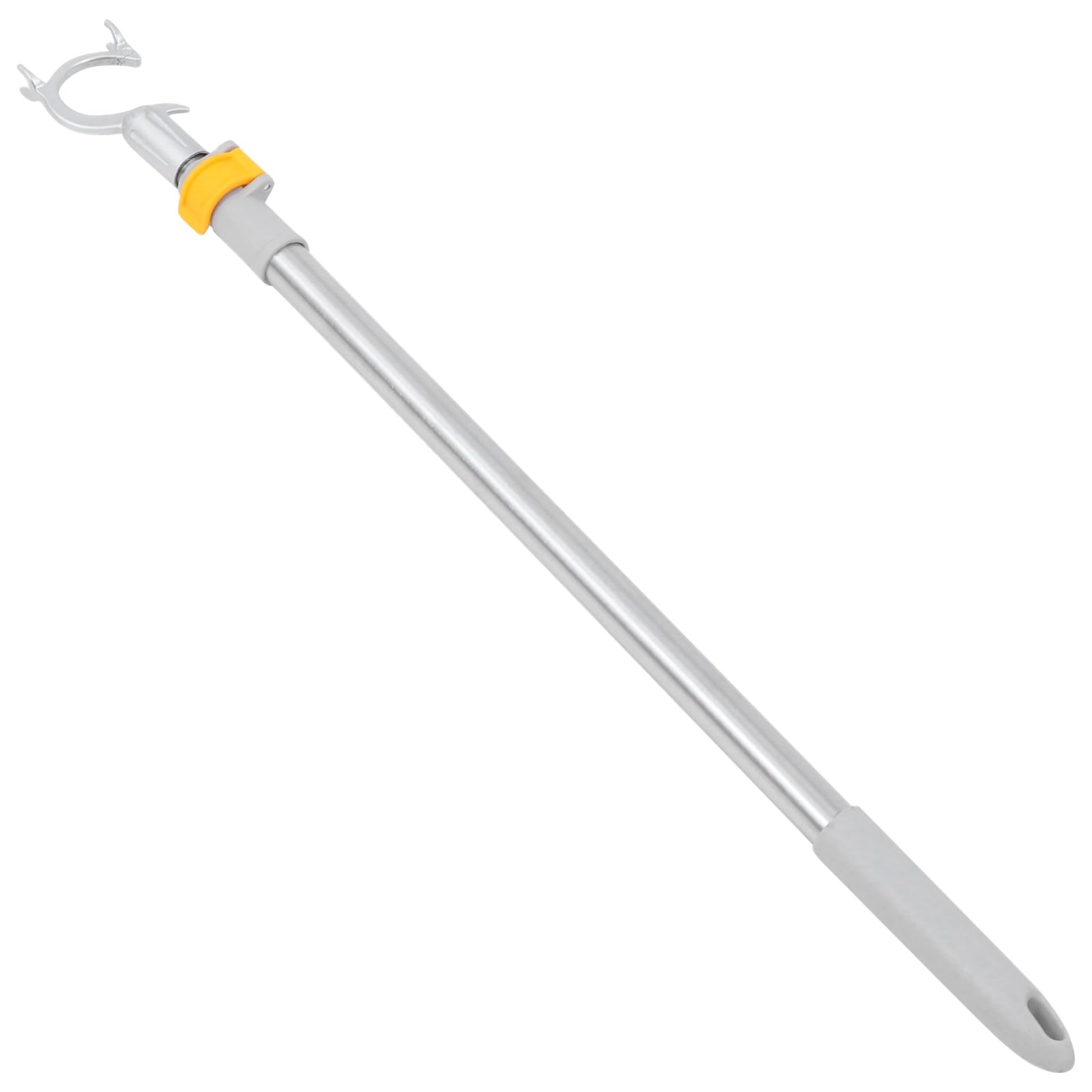 Zerodeko Retractable Clothes Drying Rod, Adjustable Wardrobe Hook Rod, Metal Reaching Rod for Home Balcony Wardrobe Clothesline Closet Hook