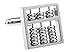 MRCUFF Abacus Really Moves Accountant CPA Pair Cufflinks in a Presentation Gift Box & Polishing Cloth