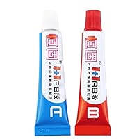 Yaoyodd19 Multi-Purpose Strong Adhesive A B Epoxy Resin Glue for Plastic Metal Ceramic for Metal, Plastic, Ceramic, Wood