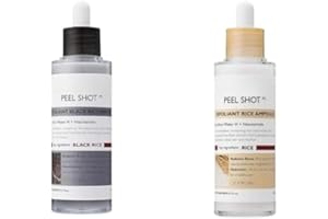 Coco Beauty Peel Shot Glow Rice Bundle (white+black)