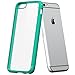 LUVVITT [ClearView] Hybrid Scratch Resistant Back Cover with Shock Absorbing Bumper designed for Apple iPhone 6/6s (4.7) Teal Mint Green