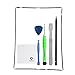 Fixcracked for Touch Screen Replacement Parts Digitizer Glass Assembly Ipad 3 + WiFi Antenna Cable & Professional Tool Kit (Black)