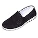 DoGeek Kung Fu Shoes - Martial Arts & Tai Chi Shoes for Men/Women - Black Rubber Sole