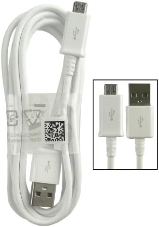 Samsung Fast Adaptive Mains Micro USB Data Cable white ECB-DU4AWE