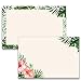 48 Tropical Palm Leaves Note Cards, 4x6 in, Cardstock Thick Paper