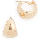 Ariel Gordon Jewelry Women's 14k Helium Huggie Earrings, Gold, One Size