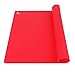 Super Kitchen Extra Large Multipurpose Silicone Nonstick Baking Mat, Pastry Mat, Heat Resistant Nonskid Table Mat, Countertop Protector, 23.4'' By 15.6'' (Red)
