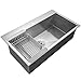 FireBird Handmade Kitchen Sink 30-inch Top-mount Single Bowl Stainless Steel 30