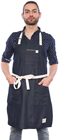 Crew Apparel TriColour Denim Standard Apron Made in USA