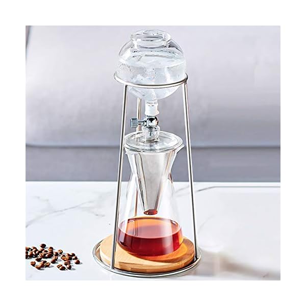 BaoYPP Ice Drip Kaffeemaschine EIS Tropfkaffee-Kaffeemaschine Haushalts-Tropf-Typ Kaltbrauer Kaffeemaschine Eisbrau… – Bild 4