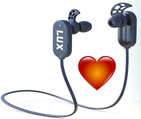 MTR LUX Bluetooth Noise Canceling Sports Headphones with Mic, Black