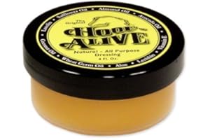 Hoof-Alive. Natural, All-Purpose Dressing Penetrates Hoof Wall and Living Tissue. Promotes Strong, Healthy Hoof Growth. Helps Heal Water and Quarter Cracks. Non-Irritating. Petroleum-Free.