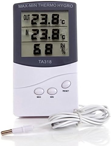 FIRERO LCD Indoor Digital Thermometer Hygrometer Temperature Humidity Display