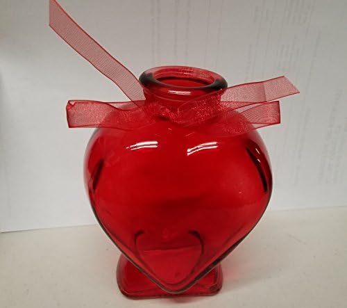 Heart Shaped 5" Vase ( 2 pack)