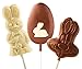 Easter Lollipop Collection (3 Lollipops) - Allergy Friendly and Vegan Chocolate Easter Candy - Dairy Free, Nut Free, Peanut Free, Soy Free, Gluten Free