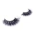 Newcally 3D Mink Eyelashes False lashes Messy Cross Dramatic Lashes 2 Pairs with Free Eyelashes Tweezer