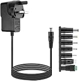 YJLX 5V 2A Universal Power Supply Adapter 7 Tips DC Plugs LED Strip TV Box view 1