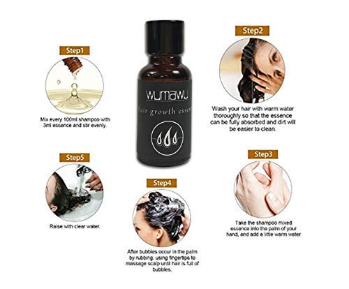 wumawu Hair Growth Essence,Hair Growth Liquid Help Hair Growing Fast Longer - Strengthens Hair Roots - Hair Loss & Hair Thinning Treatment