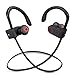 Redlink Wireless Bluetooth V4.1 Headphones Waterproof Noise Isolating In-Ear Earbuds with Microphone and Secure Ear Hooks