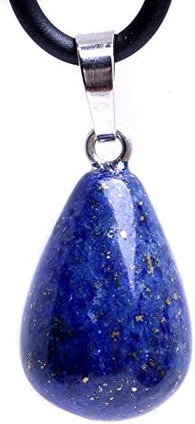 Lapis Lazuli Oval Round Water TearsDrop Gemstone Healing Chakra Charm Stone Beads Rock Quartz Crystal Stone Pendants for Necklace Jewelry Making
