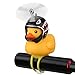 Bike Bells Lovely Duck Bicycle Horns Silicone Elasticity Belt Easily Install Bike Horns for Kids Sport Outdoor Cute Cycling Bell with LED Light