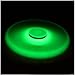 SEENFUN Luminous Tri-Spinner Fidget Toy Stress Reducer Relief EDC ADHD Autism Finger Toy for Killing Time Gray-White