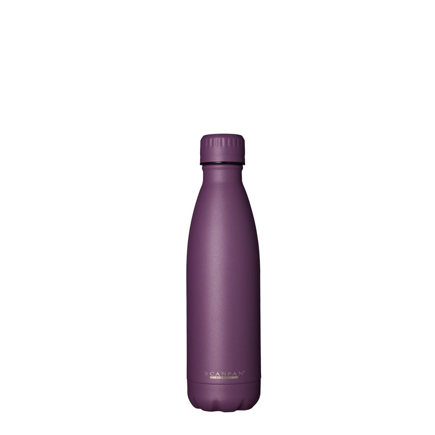 Scanpan Vacuum Flask 500 ml Water Bottle BPA 24 Hours Cooling & Keeps Warm for 12 Hours Stainless Steel (Purple Gumdrop To Go)