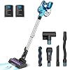 INSE S6P Cordless Vacuum Cleaner with 2 Batteries, Up to 80min Run-time Rechargeable Stick Vacuum, Lightweight Powerful…