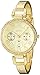 XOXO Women's XO5756 Rhinestone-Accented Gold-Tone Stainless Steel Bangle Watch