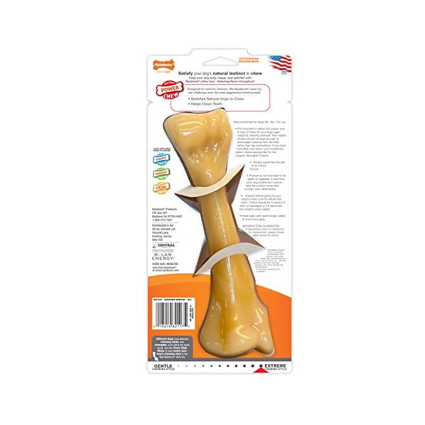 nylabone big chew durable toy bone for large breeds