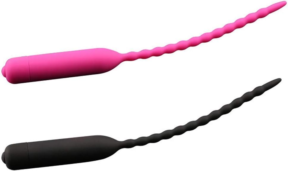 USLIEAN Uréthral Dilator Silicone Sound Catheters Sounds Sounding Irritation - Dilator Dilatador Flexible Toy (Color : Black)