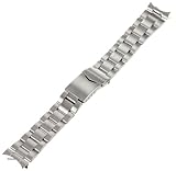 Hadley-Roma Men's MB5916RWSandC-20 20-mm Stainless Steel Watch Bracelet