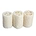 Vktech 3 Pcs Natural Loofah Luffa Loofa Bath Body Shower Sponge Scrubber (Large Size)