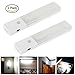 ZEEFO 2 Pack LED Night Light, Motion Sensor Lights Rechargeable Built-in Lithium Battery Powered Wall Sconce Light, Lighting Closet Cabinet Bathroom Stairway Hallway Light for Baby Kids Nursery Lamp