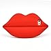Sky Buddy 3D Lips Design Silicone Protective Case for Iphone 5S/5 (Red)