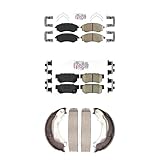Transit Auto Front Rear Ceramic Disc Brake Pads Kit
