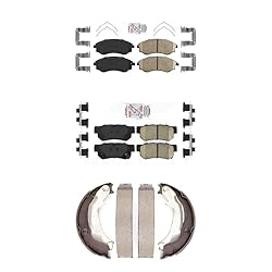 Transit Auto Front Rear Ceramic Disc Brake Pads Kit