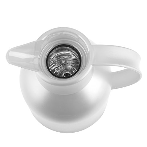 Garrafa Térmica de 1 Litro Quick Press Samba Emsa Branca