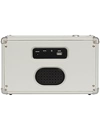 Crosley CR3028A Charlotte Vintage   Altavoz Bluetooth portátil de gama completa Arena blanca