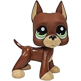 CFCLLBR #1519 Mini Pet Toys Brown Great Dane Dog Animal Figure