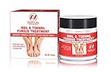 Natrulo Nail & Toenail Fungus Treatment - Herbal Anti Fungal Cream with Tolnaftate & Essential Oils - Destroys Fungus & Restores Clear Healthy Nails - Effective Proven Formula Made in the USA