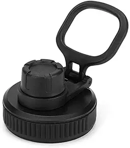 NuRich Spout Lid for Hydro Flask, Twist Chug Water Bottle Replacement Cap with Handle Compatible with 12 oz, 16 oz, 18 oz, 32 oz, 40 oz and 64 Hydroflask Wide Mouth Bottles