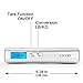 Camry Luggage Scale 110 Lbs Capacity Large and Blue Backlight LCD Display New Arrival, Silver, One Size