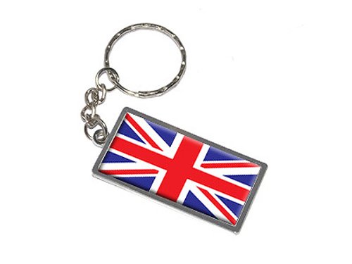 Graphics and More Britain British Flag - New Keychain Ring